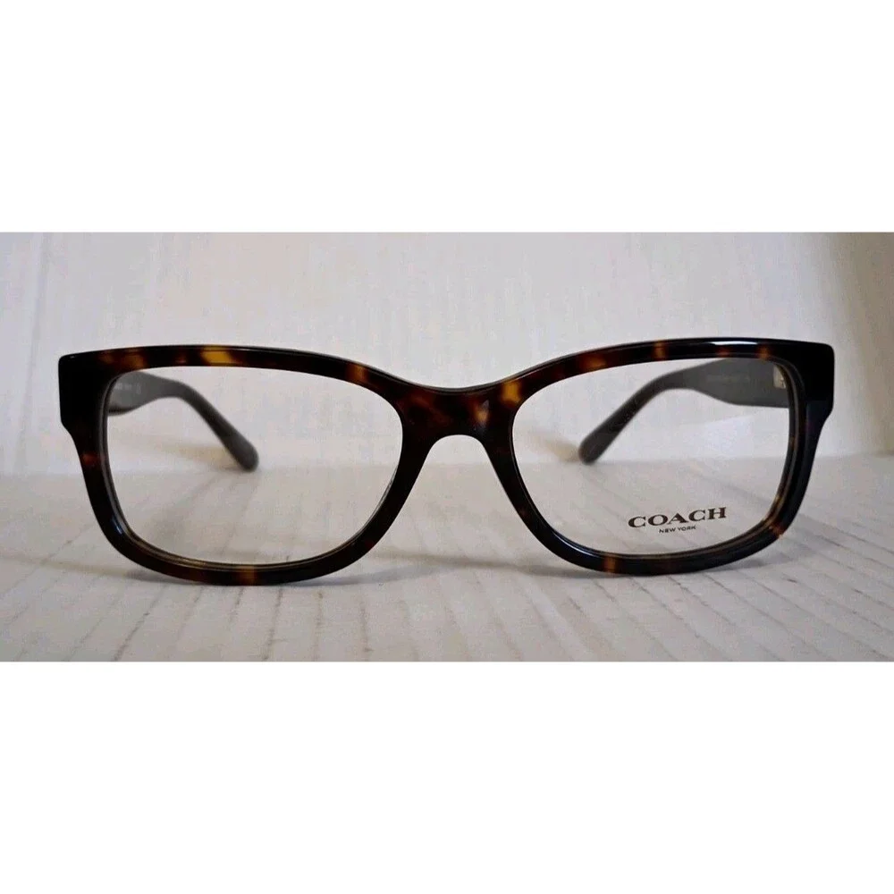 Coach Eyeglasses Optical Frame HC6133T 5120 Dark Tortoise Glitter & Case - NEW!